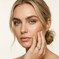 2.25CTW Marquise Cut Pavé Accent Lab Grown Diamond Engagement Ring For Women Rose Gold