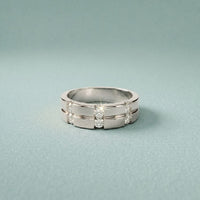 0.70CTW Eternal Bond Lab Grown Diamond Ring For Men White