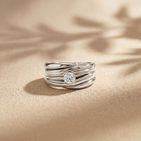 0.50CTW Noble Crest Lab Grown Diamond Ring For Men White