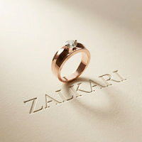 1CTW Regent Solitaire Lab Grown Diamond Ring For Men Rose Gold