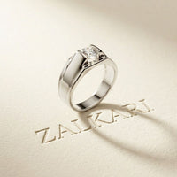 1CTW Titan Solitaire Lab Grown Diamond Ring For Men White