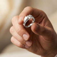 1CTW Valor Channel Set Lab Grown Diamond Ring For Men White