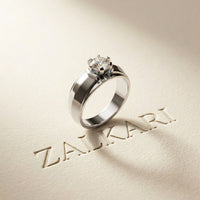 0.75CTW Round Vanguard Crest Lab Grown Diamond Ring For Men White