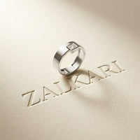 0.25CTW Princess Apex Bezel Lab Grown Diamond Ring For Men White