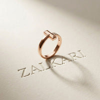 0.20CTW Round Vertex Pavé Lab Grown Diamond Ring For Men Rose Gold