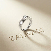 0.20 CTW Round Vanguard Dual Pavé Lab Grown Diamond Ring For Men White