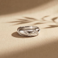 0.15CTW Round Diagonal Pavé Lab Grown Diamond Band Ring For Men White