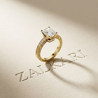 2.20CTW Radiant Cut Ornate Vintage Lab Grown Diamond For Women Gold