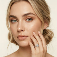 2.95CTW Round Cut Timeless Vintage Lab Grown Diamond Ring For Women White