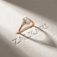 1.30CTW Pearlune Lab Grown Diamond Three Stone Ring For Her