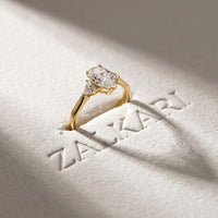 1.30CTW Pearlune Lab Grown Diamond Three Stone Ring For Her