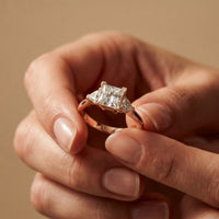 1.30CTW Prinvera Lab Grown Diamond Three Stone Ring For Her