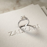 1CTW Orlisse Lab Grown Diamond Three Stone Ring For Her