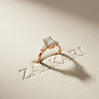1.4CTW Emerald Arcadia Lab Grown Diamond Three Stone Ring For Her