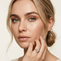 1.4CTW Emerald Arcadia Lab Grown Diamond Three Stone Ring For Her