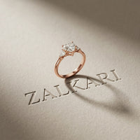 1.40CTW Heartelle Lab Grown Diamond Three Stone Ring For Her