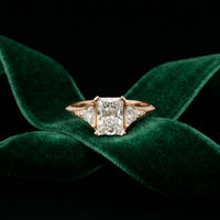 1.70CTW Lunara Radiant Legacy Lab Grown Diamond Ring For Her