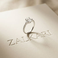 2CTW Elaria Oval Grace Lab Grown Diamond Three Stone Ring