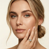 1.70CTW Asscher Evermont Lab Grown Diamond Three Stone Ring For Her