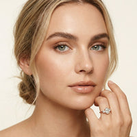 Oval Rosalyn Lab Grown Diamond Three Stone Ring 1.70CTW