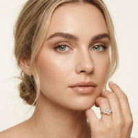 Oval Rosalyn Lab Grown Diamond Three Stone Ring 1.70CTW