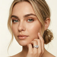 Radiant Cut Lab Grown Diamond Three Stone Ring 1.70CTW