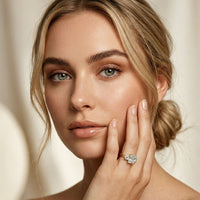 3.40CTW Radiant Cut Lab Grown Diamond Three Stone