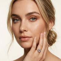 2.50CTW Emerald Cut Solenne Lab Grown Diamond Three Stone Ring For Her