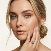 2.50CTW Emerald Cut Solenne Lab Grown Diamond Three Stone Ring For Her