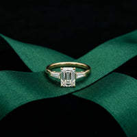 1.90CTW Suncrest Lab Grown Diamond Three Stone Ring For Her