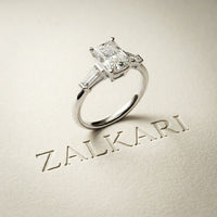 1.90CTW Sundrift Lab Grown Diamond Three Stone Ring For Her