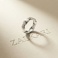 0.20CTW Round Cut Modern Link Lab Grown Diamond Wedding Band For Women White
