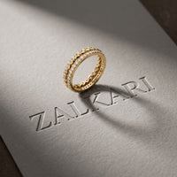 0.70CTW Round Cut Nature-Inspired Eternity Lab Grown Band For Women Gold