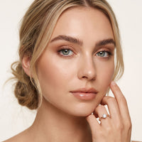 0.35CTW Round Cut Lab Grown Diamond Solitaire Ring for Women Rose Gold