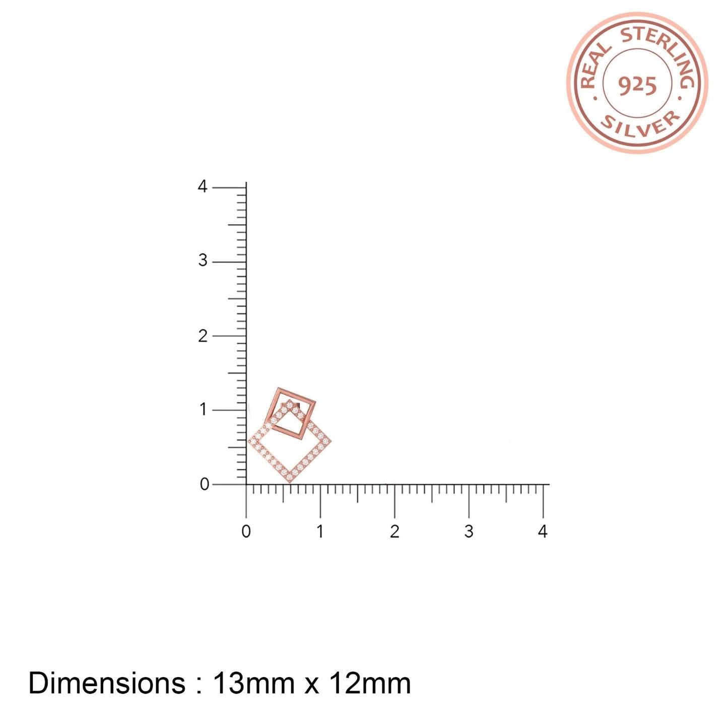 Silver Stud earrings for women