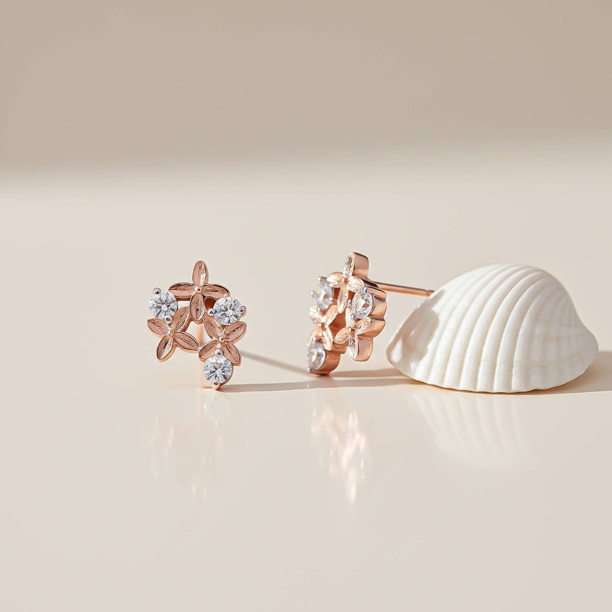 925 Sterling Silver With Gold Vermeil Starlight Studs Gold Vermeil (2.5 Micron) - alternate view