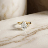 2.71Ct Moissanite Twist Band Oval Solitaire Ring