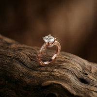 1.97Ct Moissanite Cushion Cut Vintage Ring