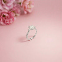 2.15Ct Moissanite Round Solitaire Three-Stone Ring