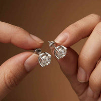 2.5Ct Moissanite Classic Solitaire Stud Earrings
