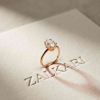 2.04 Ct Oval Moissanite Pavé Basket Setting Engagement Ring