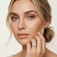 2.78 Ct Round Moissanite Twisted Shank Engagement Ring