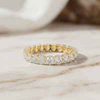 2.73 Ct Round Full Eternity Classic Prong Band Ring