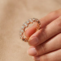 0.11 Ct Round Solitaire Band Promise Ring