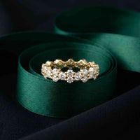 0.11 Ct Round Solitaire Band Promise Ring
