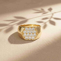 0.91 Ct Round Cut Moissanite Classic Solitaire Ring