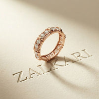 1.20 Ct Round Cut Moissanite Eternity Band Ring