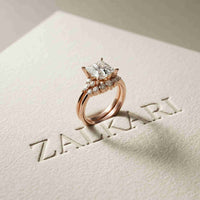 2.95 Ct Princess Cut Moissanite Royal Sparkle Ring for Women