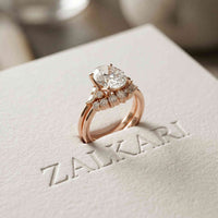 2.95 Ct Oval Cut Moissanite Crown-Inspired Ring for Women