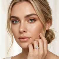 2.10 Ct Princess Cut Moissanite Refined Solitaire Ring for Women